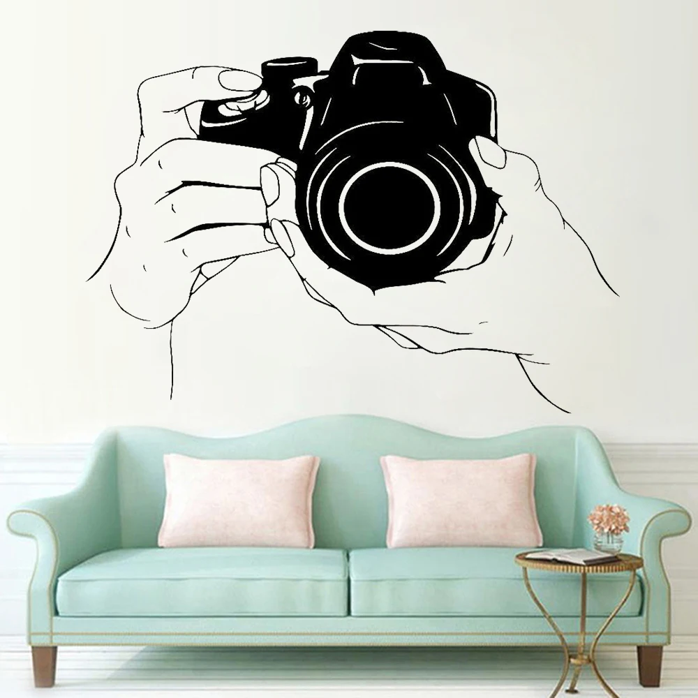 Interior Design Instagram - Фотокамера Наклейка на стену Съемка Студия
