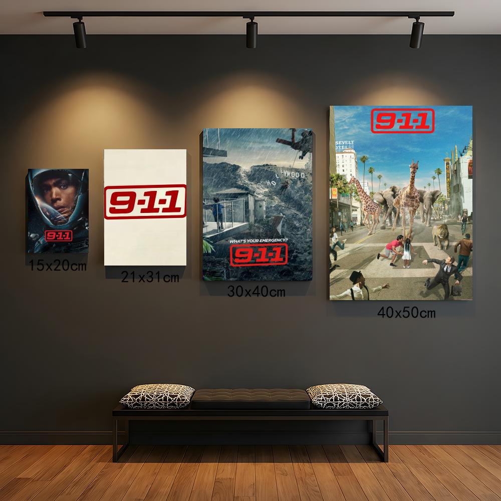 Interior Design Tv Room - ТВ-сериал 9-9-1-1-1 Картина Каллиграфия Элегантный Ботанический