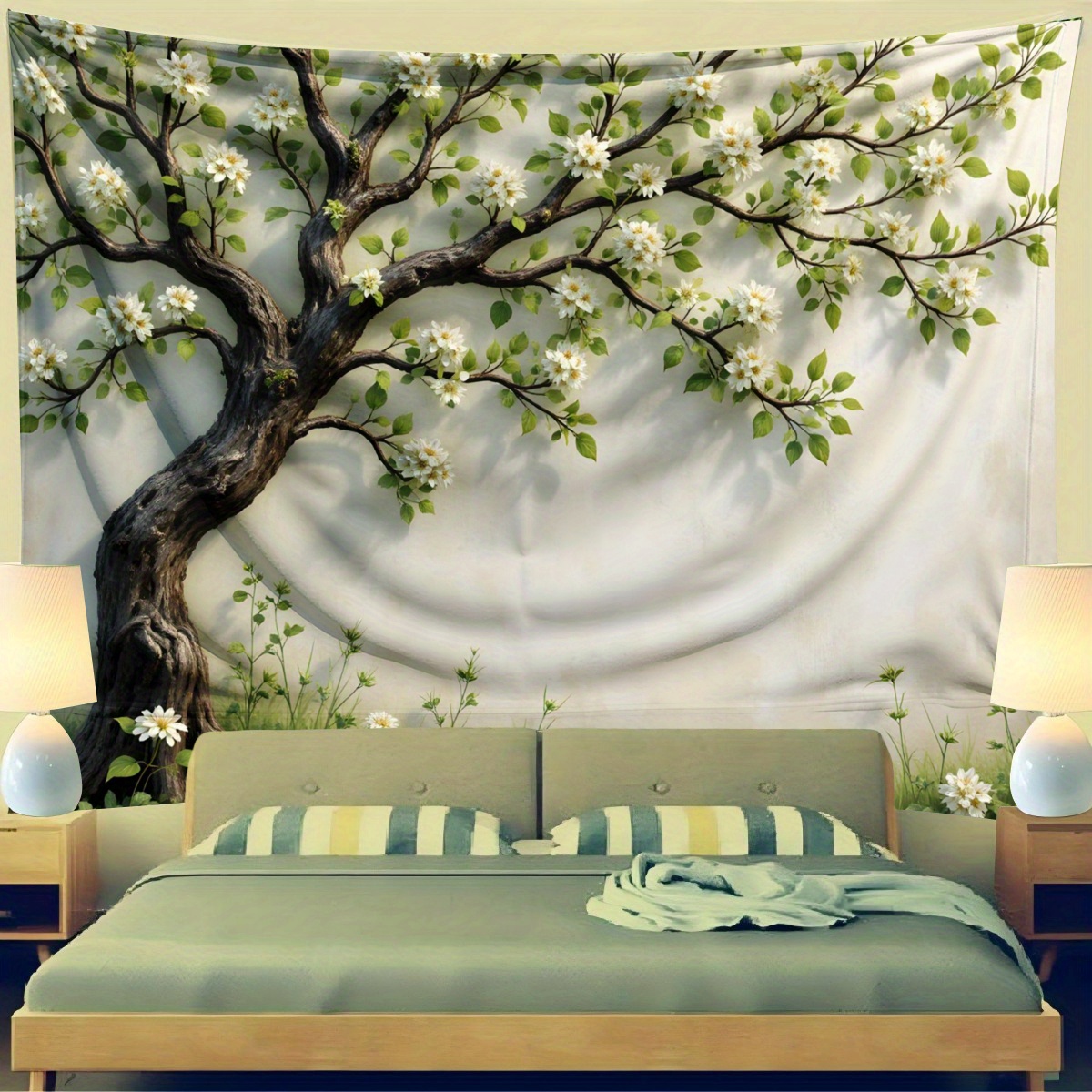3D-фреска «Цветущее дерево» дл – обзор и цена Interior Design Zen Style